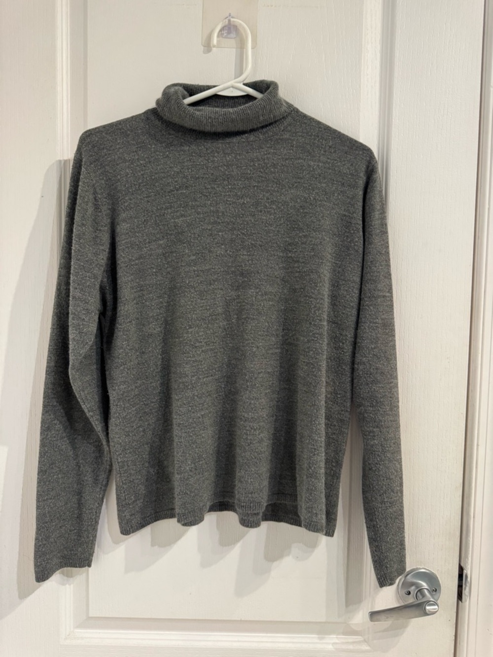 Gray Turtleneck Sweater